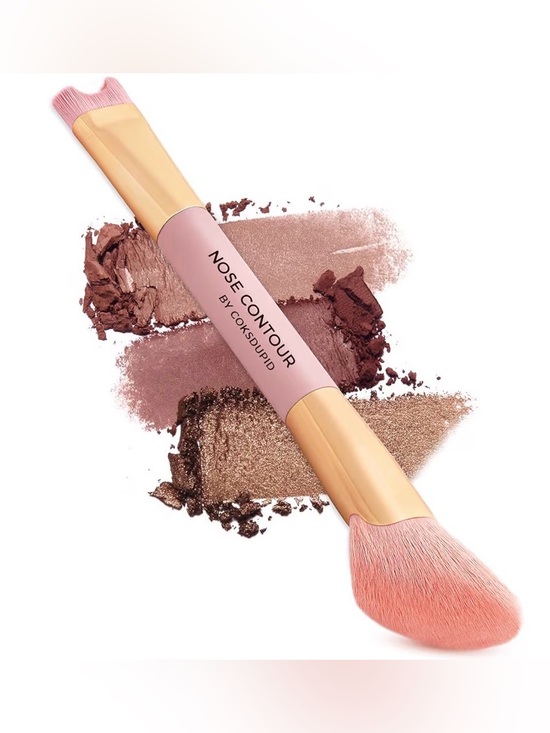 Other - Nose Contour Dual-Ended Sculpting Brush - Pink 2 in 1 nwt